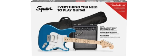 Fender Squier Affinity Series HSS Stratocaster Package Lake Placid Blue GUITARS 4 Fender Squier Affinity Series HSS Stratocaster Package Lake Placid Blue GUITARS