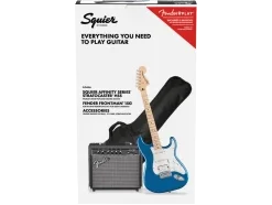 Fender Squier Affinity Series HSS Stratocaster Package Lake Placid Blue GUITARS 13 Fender Squier Affinity Series HSS Stratocaster Package Lake Placid Blue GUITARS