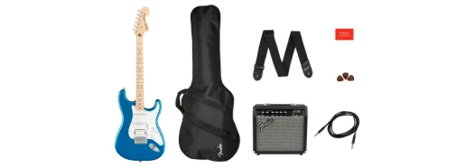 Fender Squier Affinity Series HSS Stratocaster Package Lake Placid Blue GUITARS 3 Fender Squier Affinity Series HSS Stratocaster Package Lake Placid Blue GUITARS