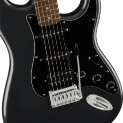 GUITARS Fender Squier Affinity Series HSS Stratocaster Package Charcoal Frost Metallic