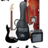 Essex SX SE1SK34B SC Style 3/4 Electric Guitar & Amp Pack