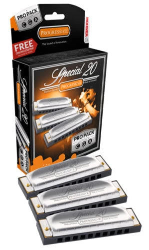 Hohner Special 20 Harmonica 3 Piece Pro Pack 3 Hohner Special 20 Harmonica 3 Piece Pro Pack