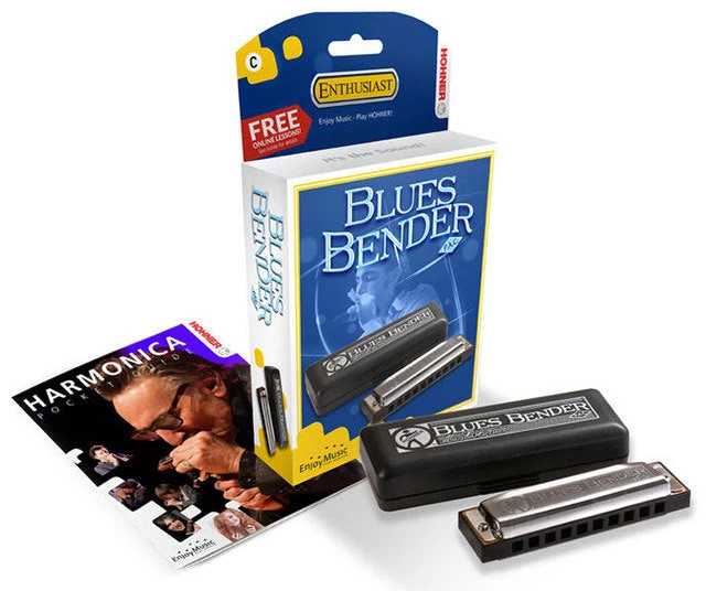 Hohner Enthusiast Series Blues Bender Harmonica 3 Hohner Enthusiast Series Blues Bender Harmonica