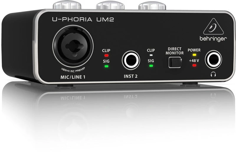Behringer U-Phoria UM2 Audiophile 2x2, 48kHz USB Audio Interface With XENYX Mic Preamp 3 Behringer U-Phoria UM2 Audiophile 2x2, 48kHz USB Audio Interface With XENYX Mic Preamp