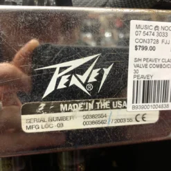 Pre-Loved Peavey Classic 30 Valve/Tube Amplifier U.S.A Made Black Tweed AMPS/FX