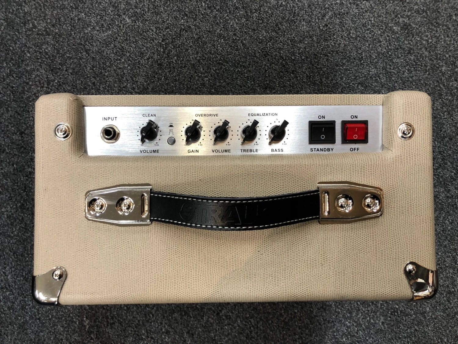 Strauss SM-T5 5 Watt Combo Valve Amplifier (Cream) AMPS/FX 5 Strauss SM-T5 5 Watt Combo Valve Amplifier (Cream) AMPS/FX