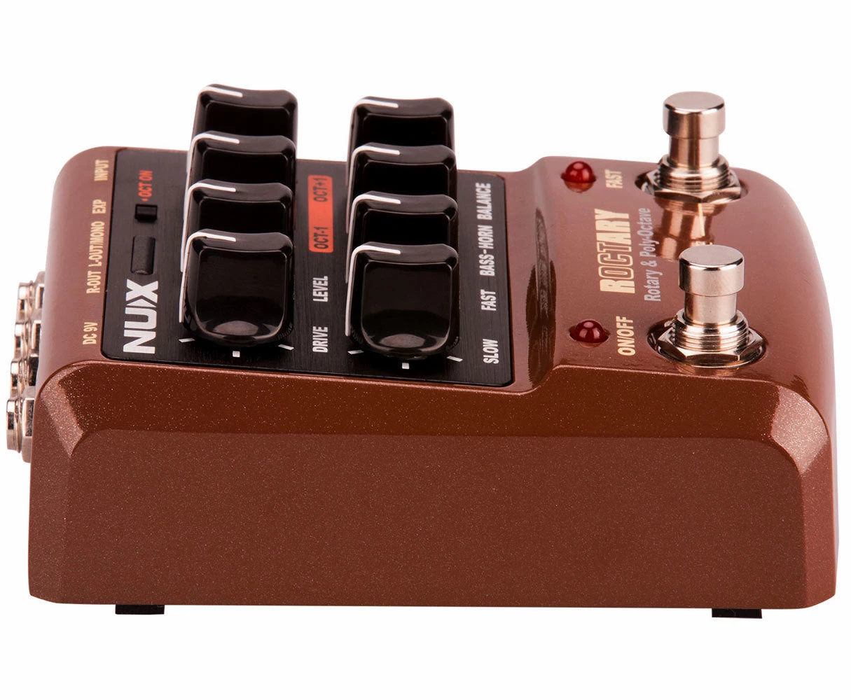 Nux NU-X Roctary Speaker Simulator & Polyphonic Octave Pedal AMPS/FX 5 Nux NU-X Roctary Speaker Simulator & Polyphonic Octave Pedal AMPS/FX