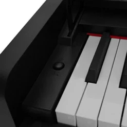 Nux DIGITAL PIANOS/KEYBOARDS NU-X WK310 Upright 88-Key Digital Piano With Flip-Top In Black Finish W/Stool