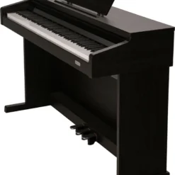 Nux NU-X WK520 Upright 88-Key Digital Piano With Slide-Top In Dark Wood Finish W/Stool DIGITAL PIANOS/KEYBOARDS
