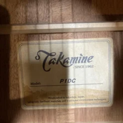 GUITARS Takamine Pro Series 1 Dreadnought AC/EL Guitar With Cutaway Natural Gloss Top With Satin Back & Sides