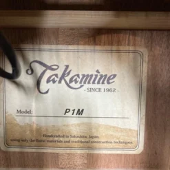 Takamine Pro Series 1 Orchestral AC/EL Guitar Natural Gloss Top With Satin Back & Sides