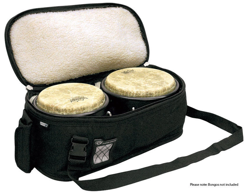 Protection Racket Deluxe Bongo Bag In Black (19.5" X 11" X 8") 3 Protection Racket Deluxe Bongo Bag In Black (19.5" X 11" X 8")