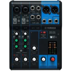 LIVE SOUND Yamaha MG06 Mixing Desk