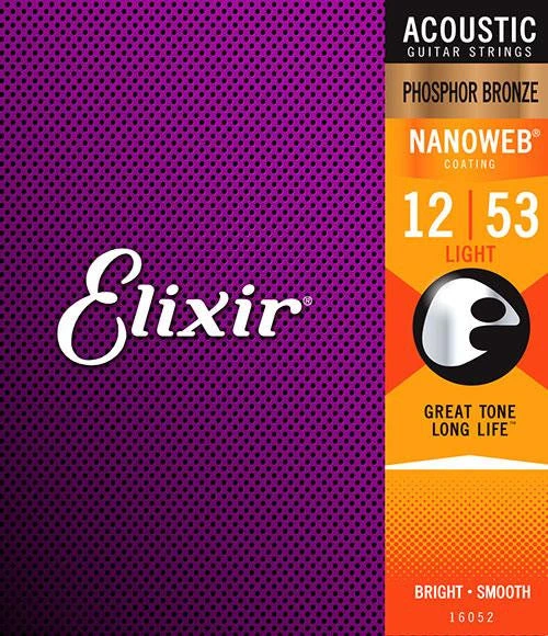 Elixir Nanoweb Phosphor Bronze Acoustic Guitar Strings Acoustic Guitars 3 Elixir Nanoweb Phosphor Bronze Acoustic Guitar Strings Acoustic Guitars