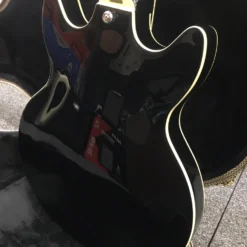 Hagstrom Alvar Semi-Hollow Guitar In Black Gloss The Warrior Elf God! 11 Hagstrom Alvar Semi-Hollow Guitar In Black Gloss The Warrior Elf God!