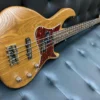 Aria 313MK2 Detroit Series 4-String Electric Bass Open-Pore Natural Finish GUITARS