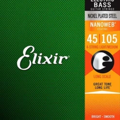 Elixir Nanoweb Bass Guitar Strings Bass Guitars