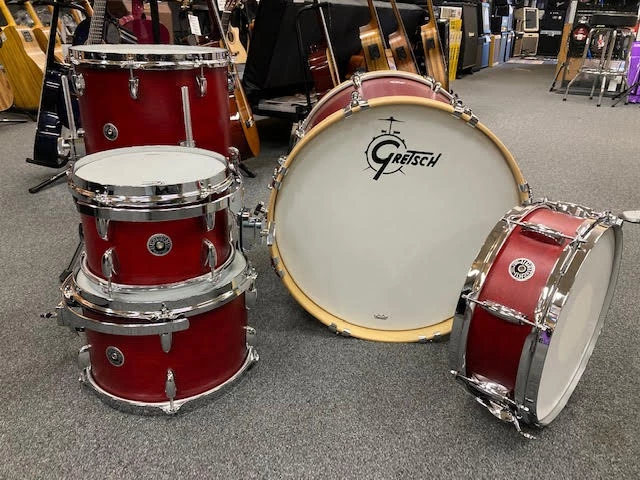 Gretsch Brooklyn 5 Piece Tobasco Satin Drum Kit Shell Pack 8 Gretsch Brooklyn 5 Piece Tobasco Satin Drum Kit Shell Pack