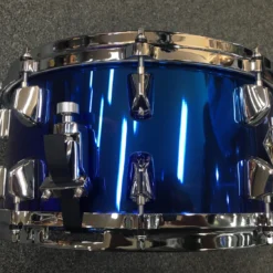 Dixon Artisan Series Blue Titanium Plated Steel Snare Drum - 14 X 6.5" Play Dixon, A Sound Choice! DRUMS