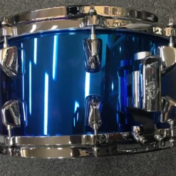 Dixon Artisan Series Blue Titanium Plated Steel Snare Drum - 14 X 6.5