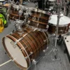 Dixon Fuse Limited Zebra Wood 5 Piece Drum Kit With Hardware DRUMS