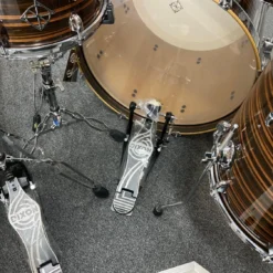 Dixon Fuse Limited Zebra Wood 5 Piece Drum Kit With Hardware DRUMS