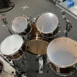 Dixon Fuse Limited Zebra Wood 5 Piece Drum Kit With Hardware DRUMS