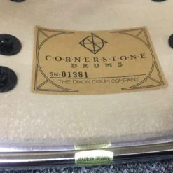 DRUMS Dixon Cornerstone Series American Red Gum Snare Drum In Gloss Natural - 14 X 6.5