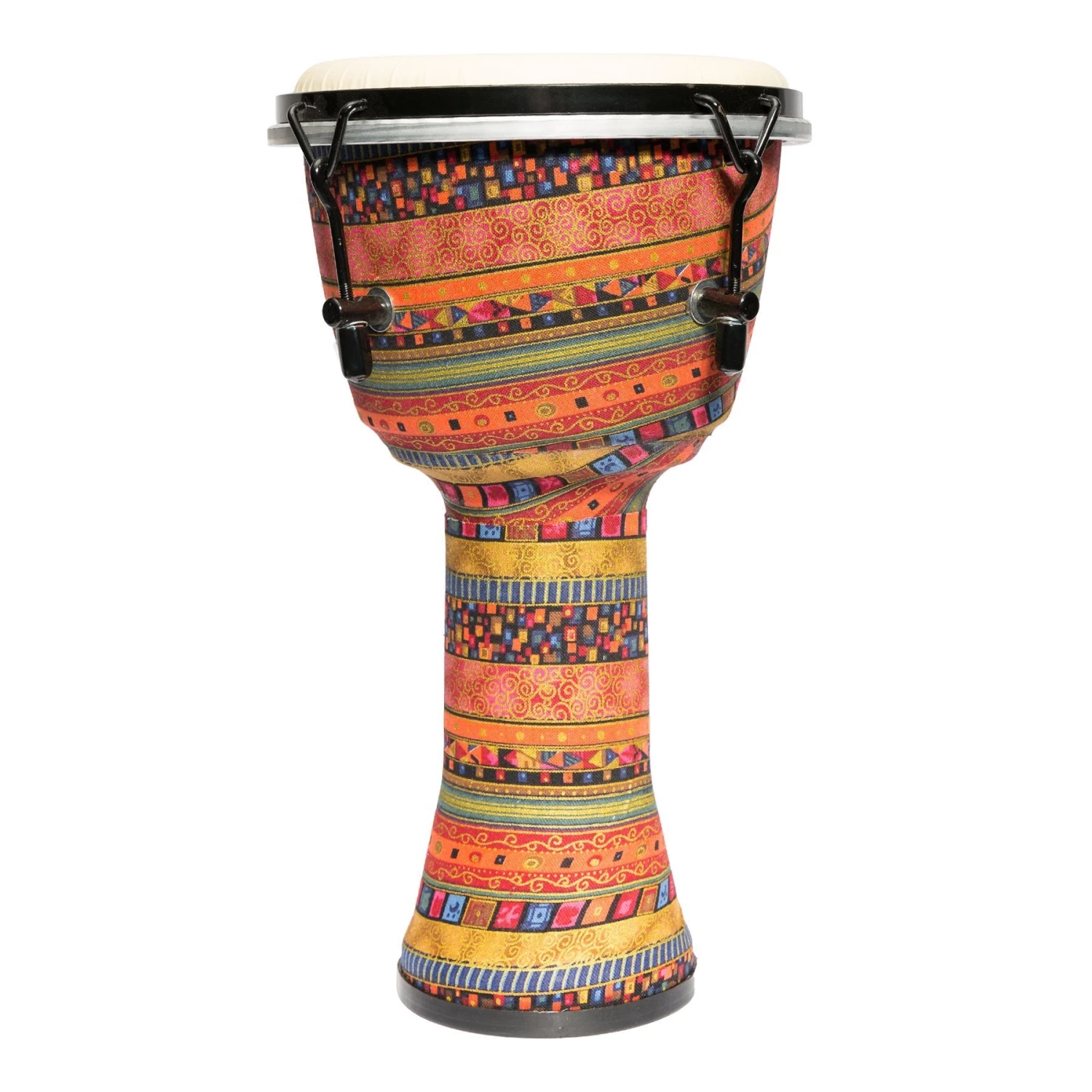 Drumfire 8" Tuneable Synthetic Head Djembe (Multicolour) 3 Drumfire 8" Tuneable Synthetic Head Djembe (Multicolour)