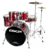 DRUMS DXP 5 Piece Drum Kit Package - Wine Red