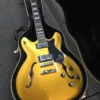 Hagstrom "Justin York" Viking Semi-Hollow Guitar Gold Top Artist Project GUITARS