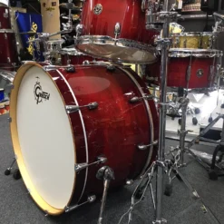 Gretsch Catalina Club Rock 4 Piece Drum Kit Crimson Burst W/ Hardware DRUMS