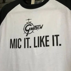 GRETSCH RAGLAN B/BALL SHIRT BLK M