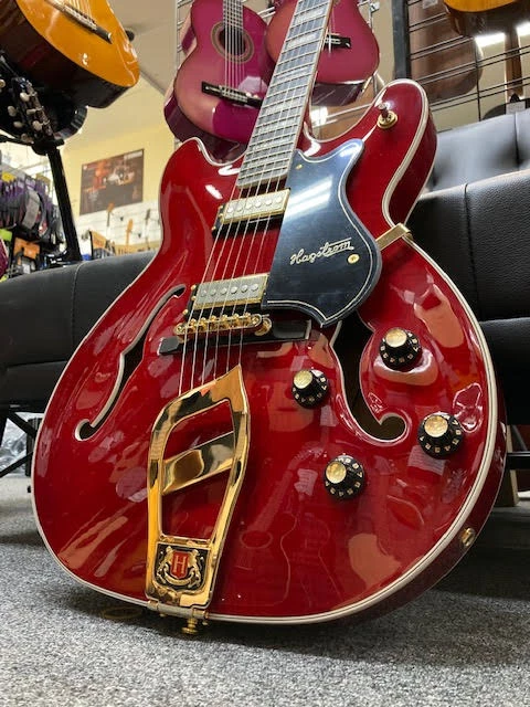 Hagstrom 67’ Viking II Semi-Hollow Guitar In Wild Cherry Transparent Rock 'n' Roll History GUITARS 7 Hagstrom 67’ Viking II Semi-Hollow Guitar In Wild Cherry Transparent Rock 'n' Roll History GUITARS