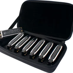 Hohner Harmonica Set Of 7 With Case