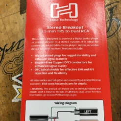 Hosa RCA To 3.5mm 3ft Cable