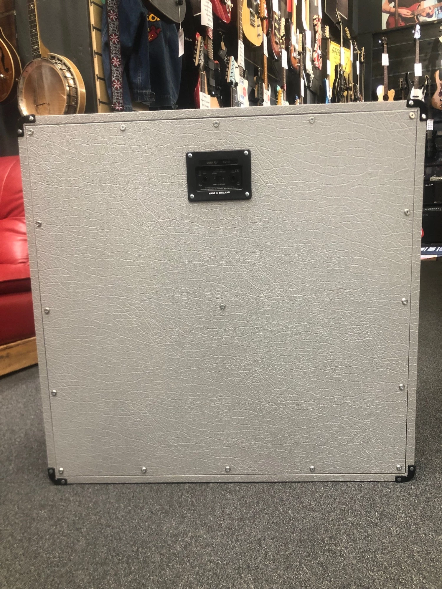 Marshall Silver Jubilee 4x12 Angled Cab AMPS/FX 7 Marshall Silver Jubilee 4x12 Angled Cab AMPS/FX