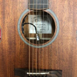 GUITARS Crafter T-MAHOe "OM" Mahogany Body Acoustic Electric Guitar W/carry Bag