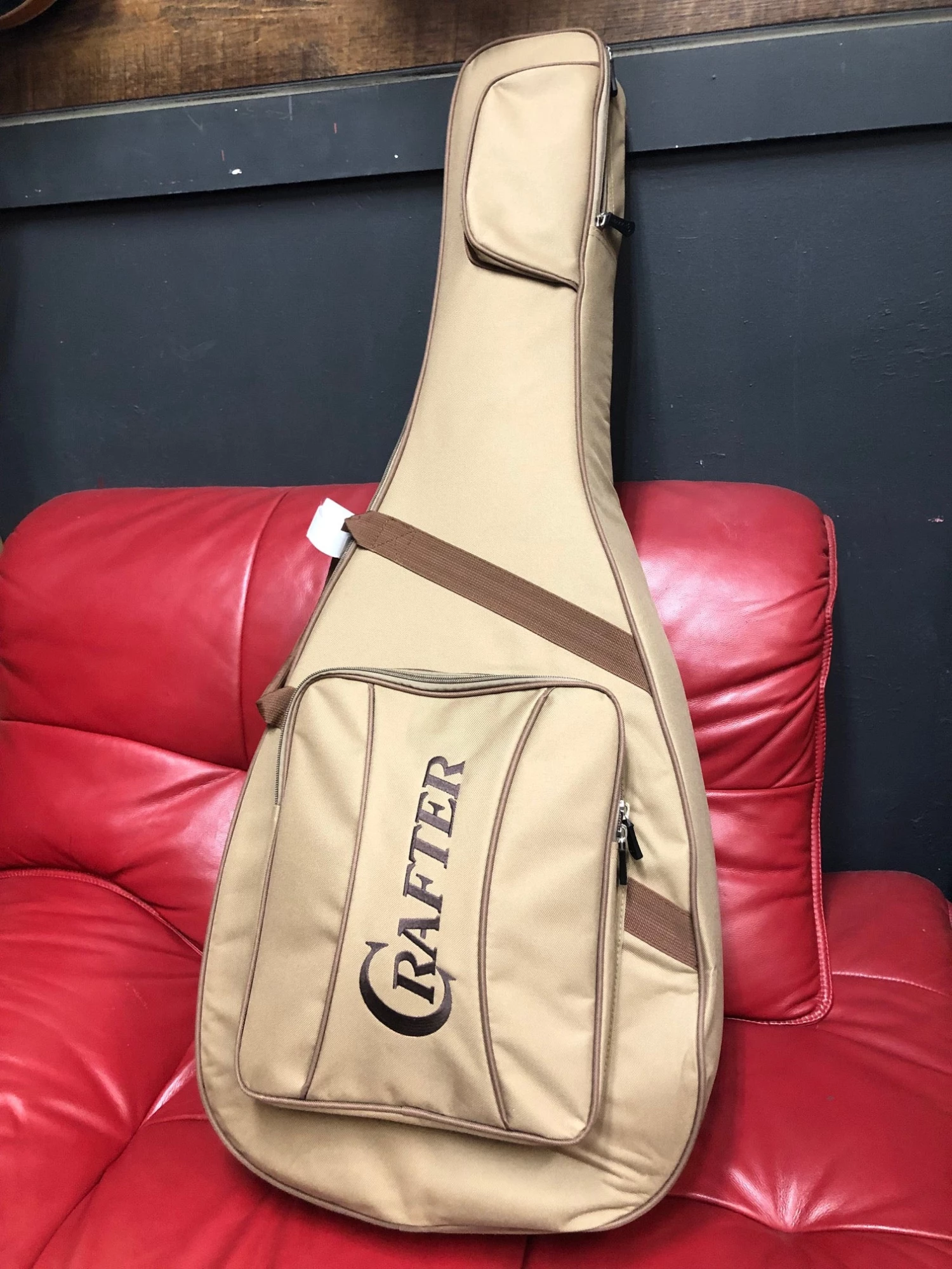 GUITARS Crafter T-MAHOe "OM" Mahogany Body Acoustic Electric Guitar W/carry Bag 8 GUITARS Crafter T-MAHOe "OM" Mahogany Body Acoustic Electric Guitar W/carry Bag