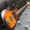 Aria 313MK2 Detroit Series 4-String Electric Bass Open-Pore Sunburst Finish