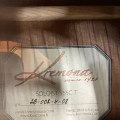 GUITARS Kremona S65C Classical Guitar SOLID American Red Cedar Top