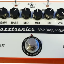 Mozztronics BP-2 Bass Preamp Effects Pedal AMPS/FX