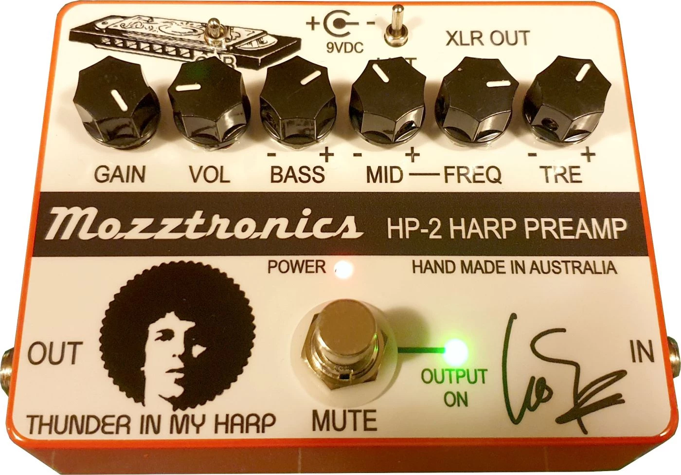 Mozztronics HP-2 Harp/Harmonica Preamp 3 Mozztronics HP-2 Harp/Harmonica Preamp