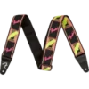 Fender FENDER Neon Monogrammed Strap Yellow/Pink