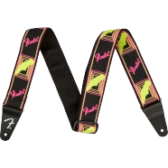 Fender FENDER Neon Monogrammed Strap Yellow/Pink