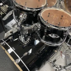 Pearl Export EXX Plus 22″ Fusion + Drum Kit W/Hardware And Zildjian Cymbals – Jet Black