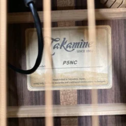 Takamine Pro Series 5 NEX AC/EL Guitar With Cutaway In Natural Gloss Finish Acoustic Guitars