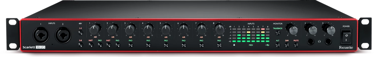 Focusrite Scarlett 18i20 3rd Gen 18 In 20 Out USB Audio Interface 3 Focusrite Scarlett 18i20 3rd Gen 18 In 20 Out USB Audio Interface