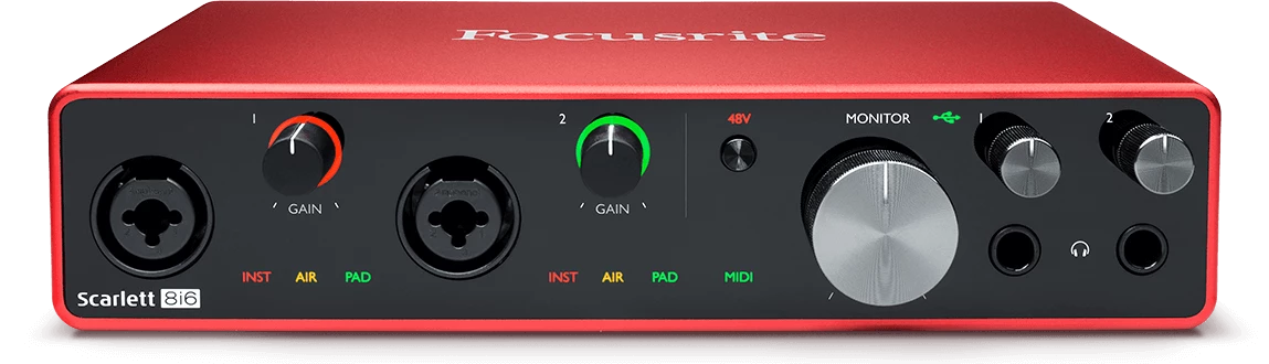 Focusrite Scarlett 8i6 Third Gen 8 In 6 Out Usb Audio Interface 3 Focusrite Scarlett 8i6 Third Gen 8 In 6 Out Usb Audio Interface