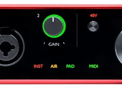 Focusrite Scarlett 8i6 Third Gen 8 In 6 Out Usb Audio Interface